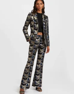La DoubleJ Capispalla<24/7 JacketSpritz Blu in Jacquard