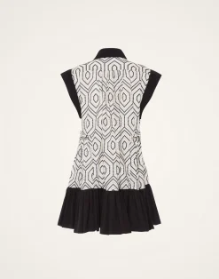La DoubleJ Vestiti<Jackie Mini DressSolid Ivory in Cotton Sangallo