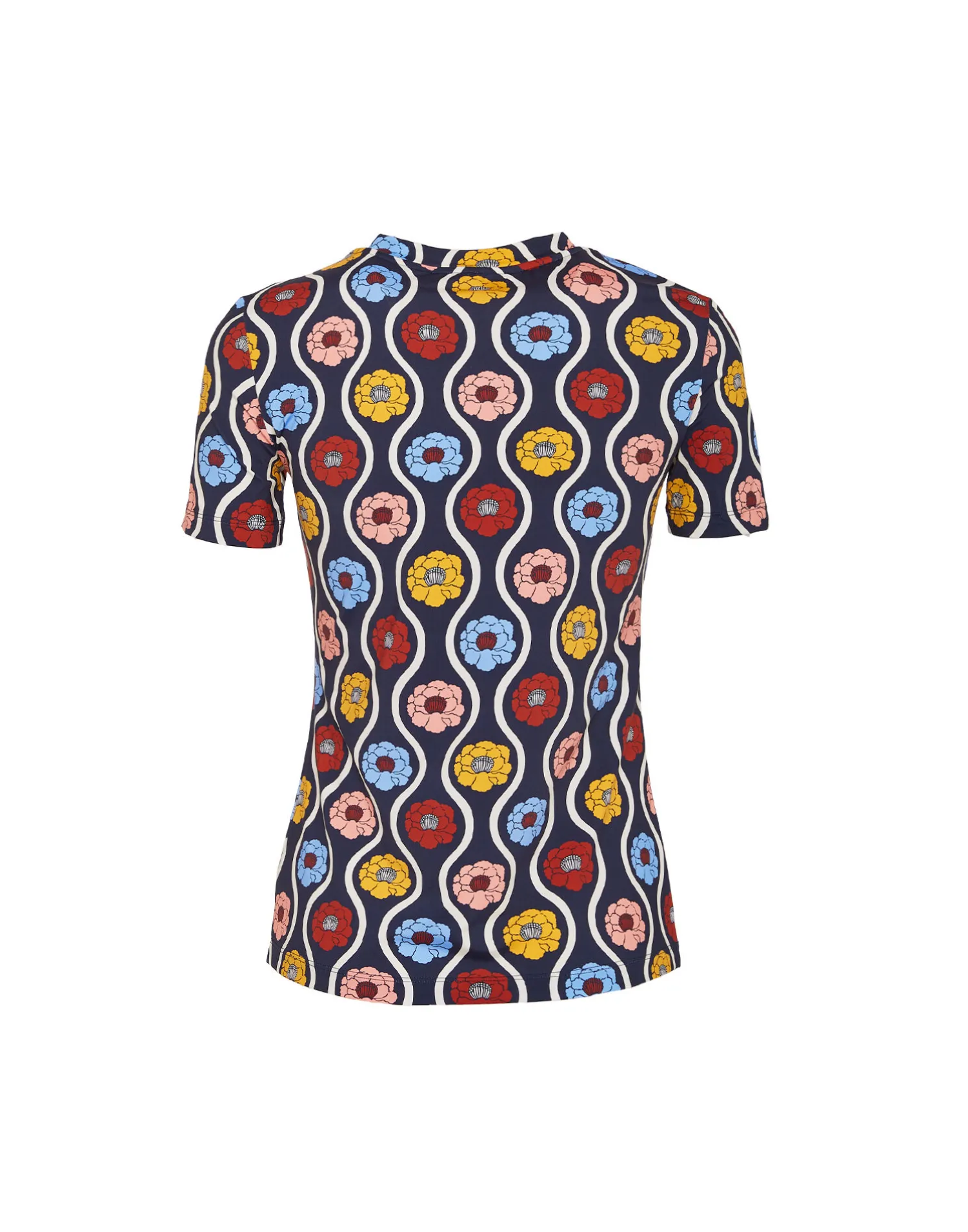 La DoubleJ Loungewear<Jazzercize T-ShirtWhitsun Mini Blue in Skinny Jersey
