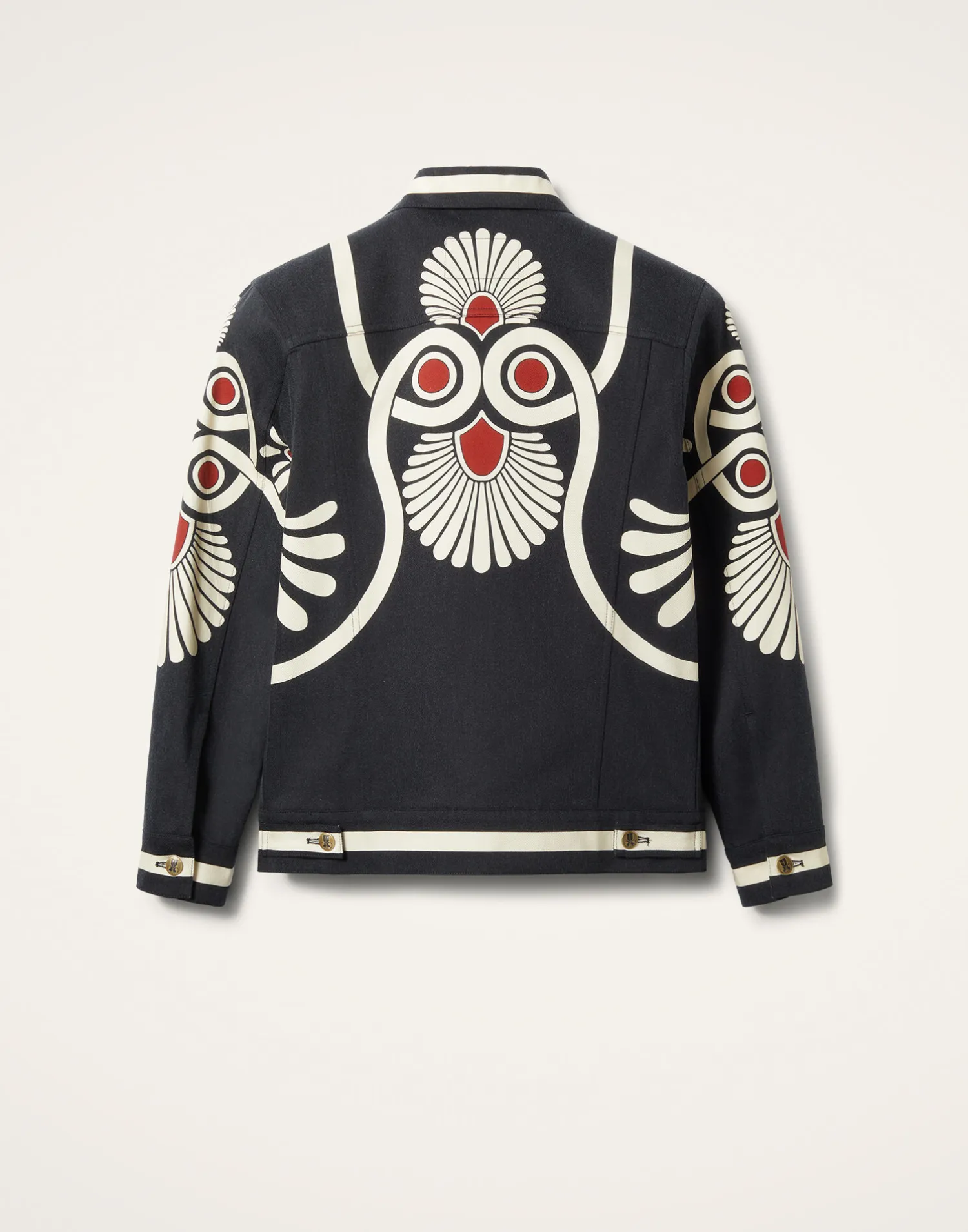 La DoubleJ Capispalla<JJ Jean JacketMedallion Placée Black in Denim