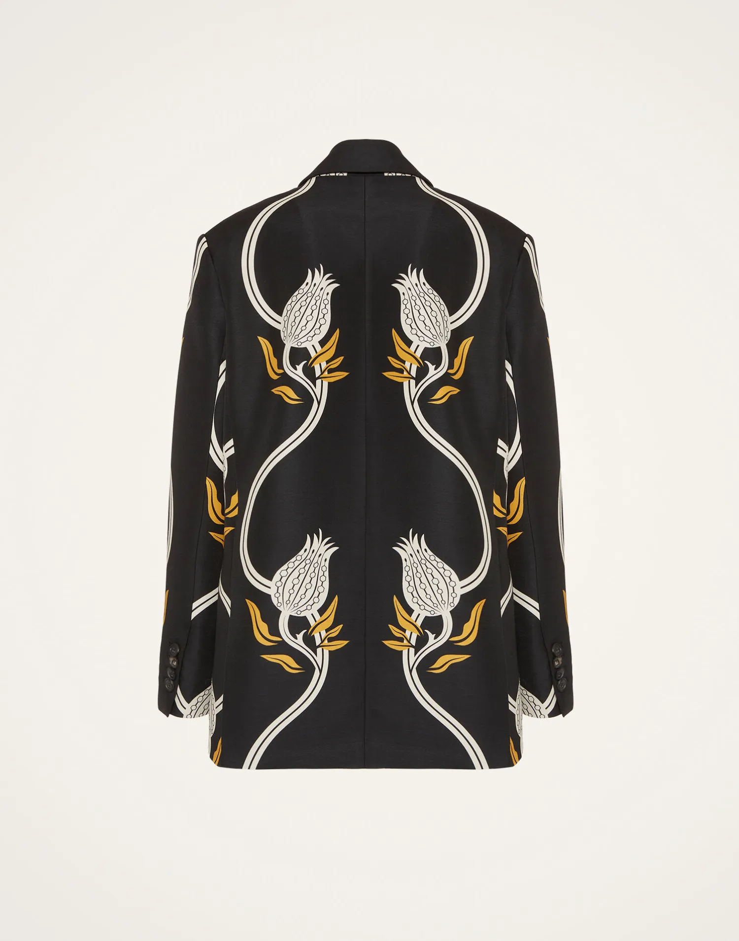 La DoubleJ Capispalla<Jones JacketMelograno Black & White in Cady Wool