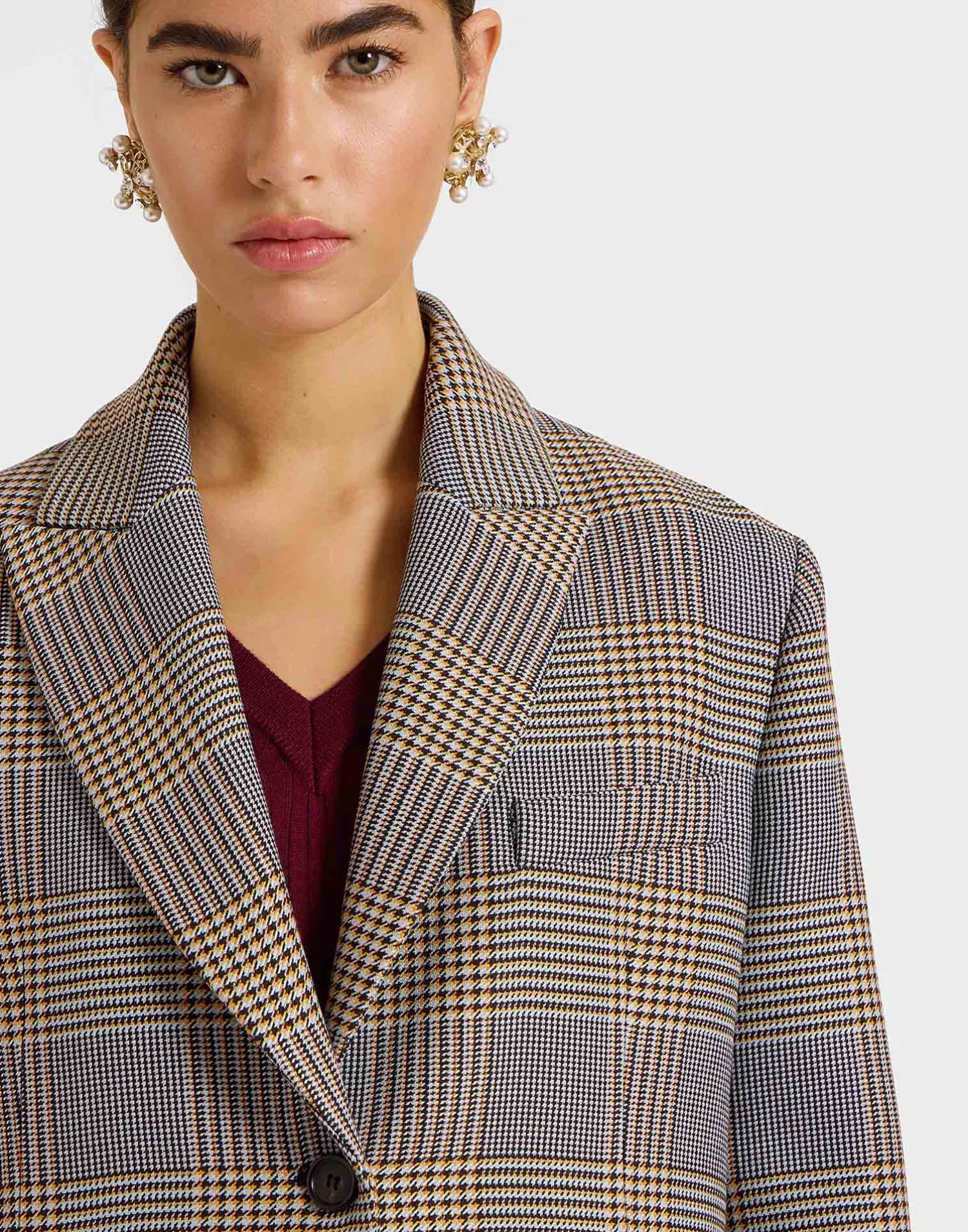 La DoubleJ Capispalla<Jones JacketMoors Multicolor in Viscose Tailoring