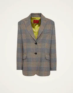 La DoubleJ Capispalla<Jones JacketMoors Multicolor in Viscose Tailoring