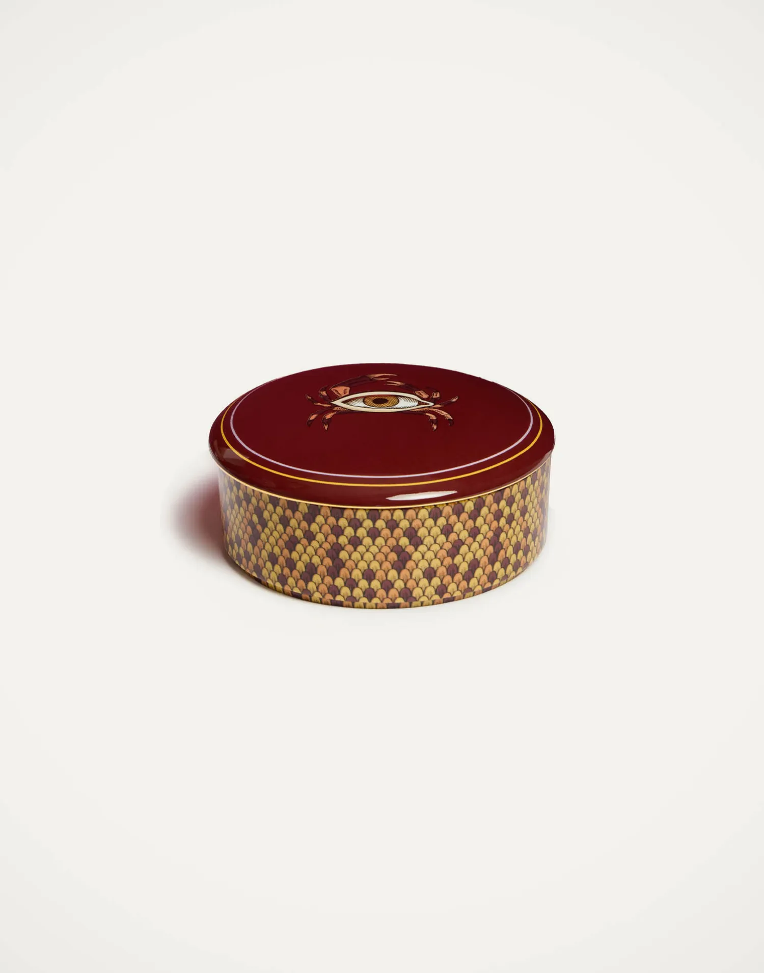 La DoubleJ Vassoi E Svuotatasche|Home Décor<KeepsakeThe Crab Bordeaux in Porcelain