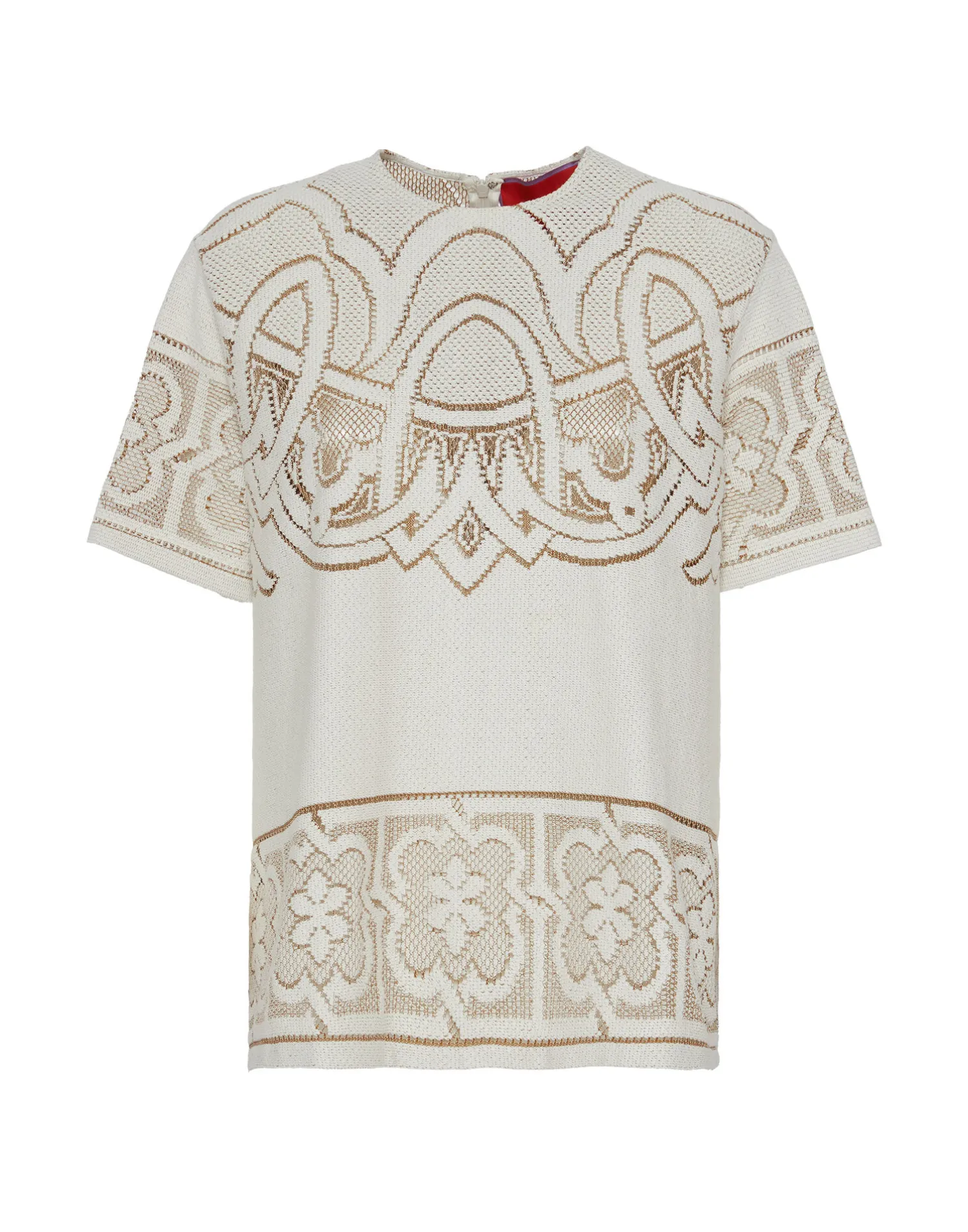 La DoubleJ Camicie E Top<Lacey House T-ShirtSolid White Smoke in Embroidered Cotton