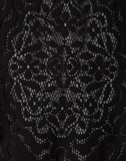 La DoubleJ Vestiti<Lacey Mini Supreme Swing DressSolid Black in Embroidered Cotton