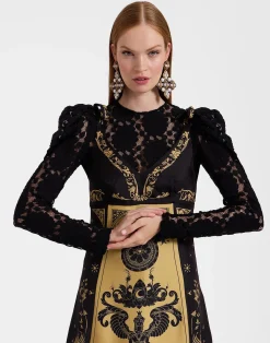 La DoubleJ Party Dressing<La Favorita DressBoboli Placée Black in Silk
