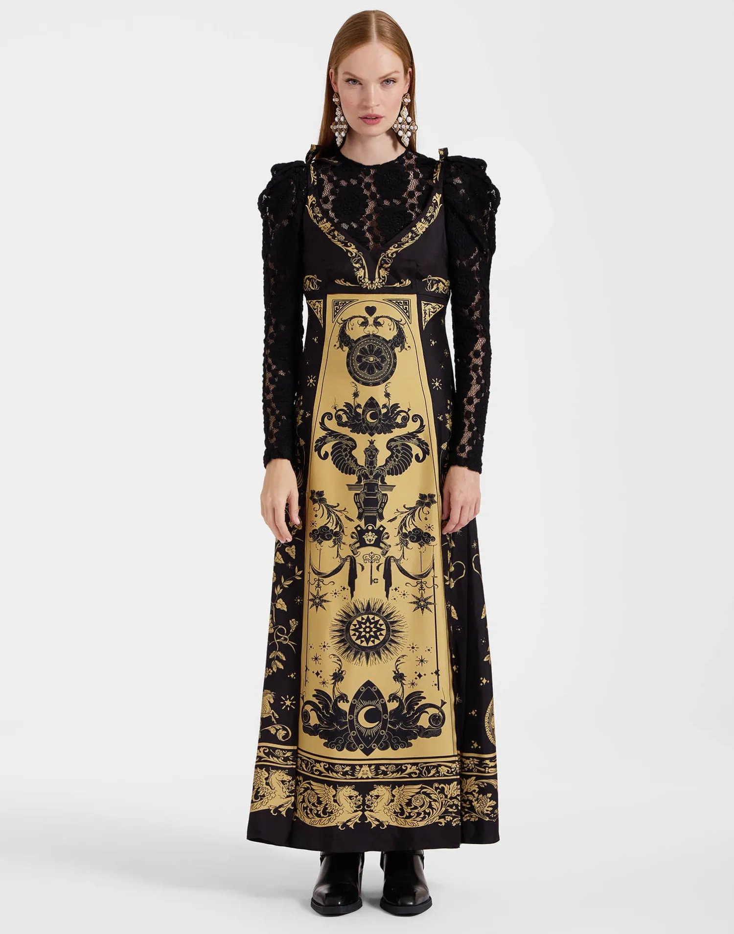 La DoubleJ Party Dressing<La Favorita DressBoboli Placée Black in Silk