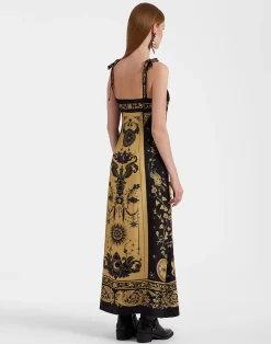 La DoubleJ Vestiti<La Favorita DressBoboli Placée Black in Silk
