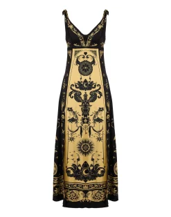 La DoubleJ Vestiti<La Favorita DressBoboli Placée Black in Silk