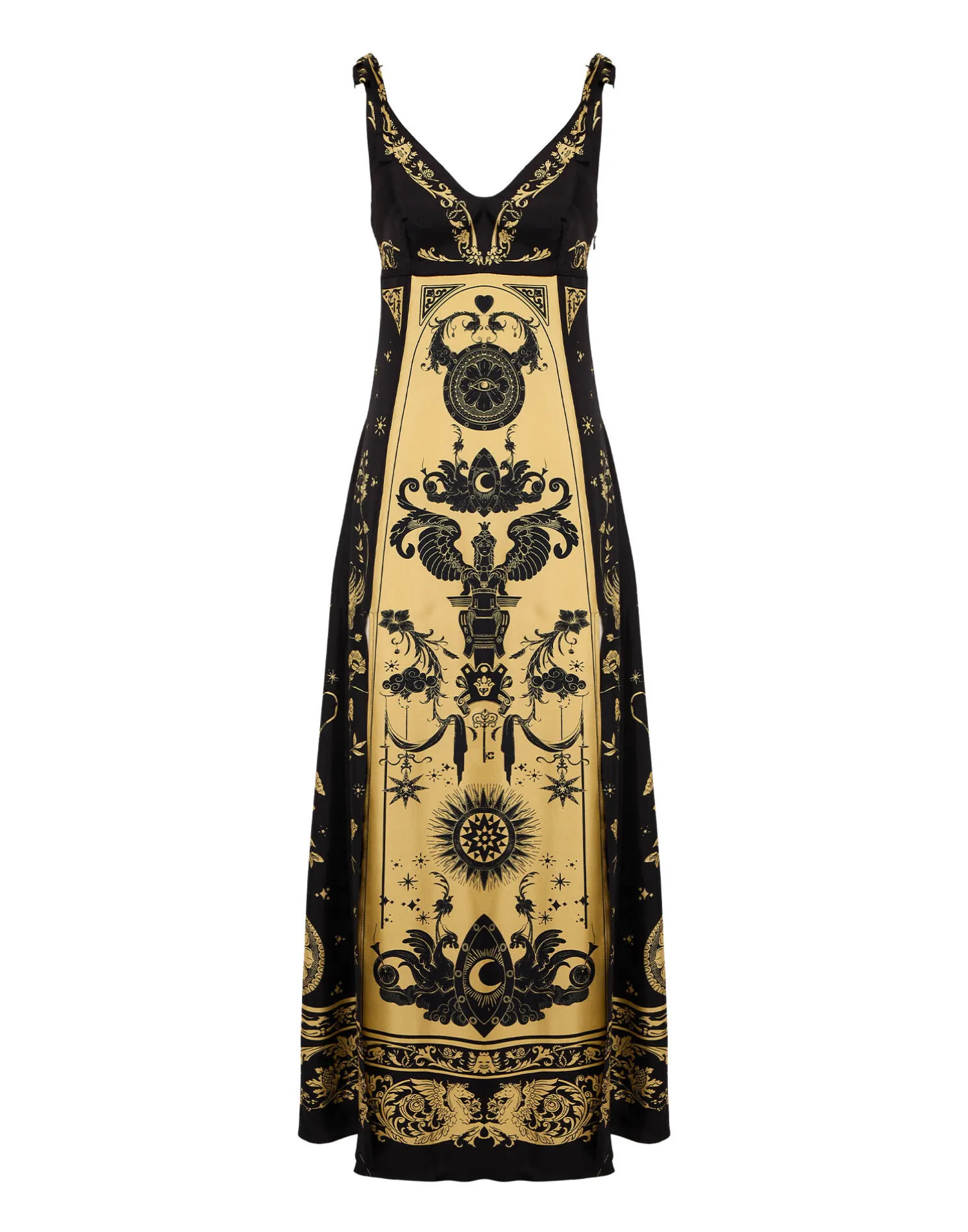 La DoubleJ Vestiti<La Favorita DressBoboli Placée Black in Silk