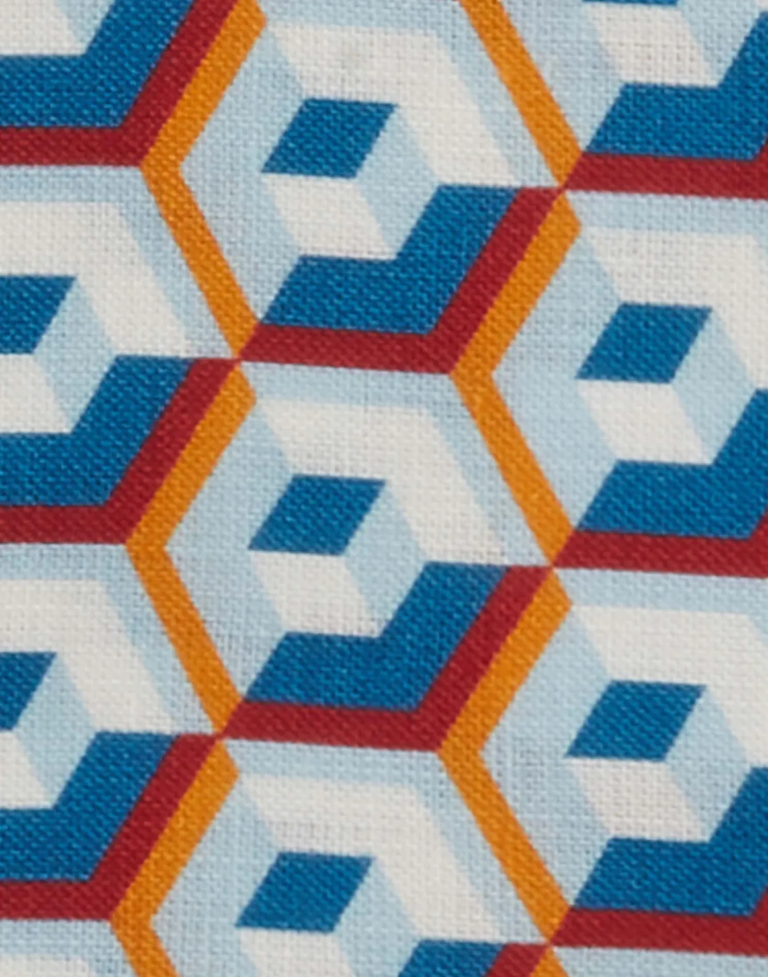 La DoubleJ Tovaglioli|Tessili<Large Napkins Set Of 2Cubi Blu in Linen