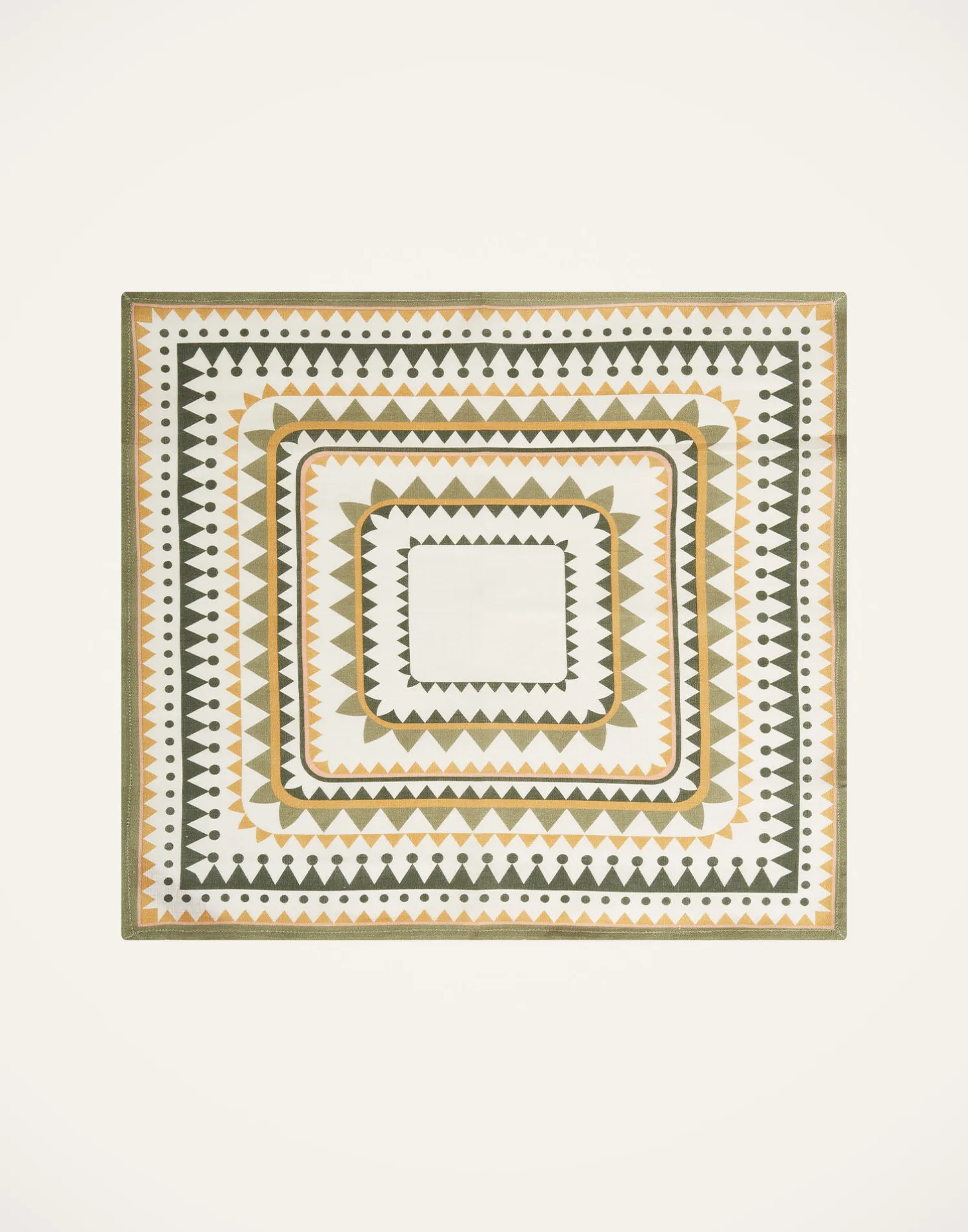 La DoubleJ Tessili<Large Napkins Set Of 2Doric Placée Light Green in Linen