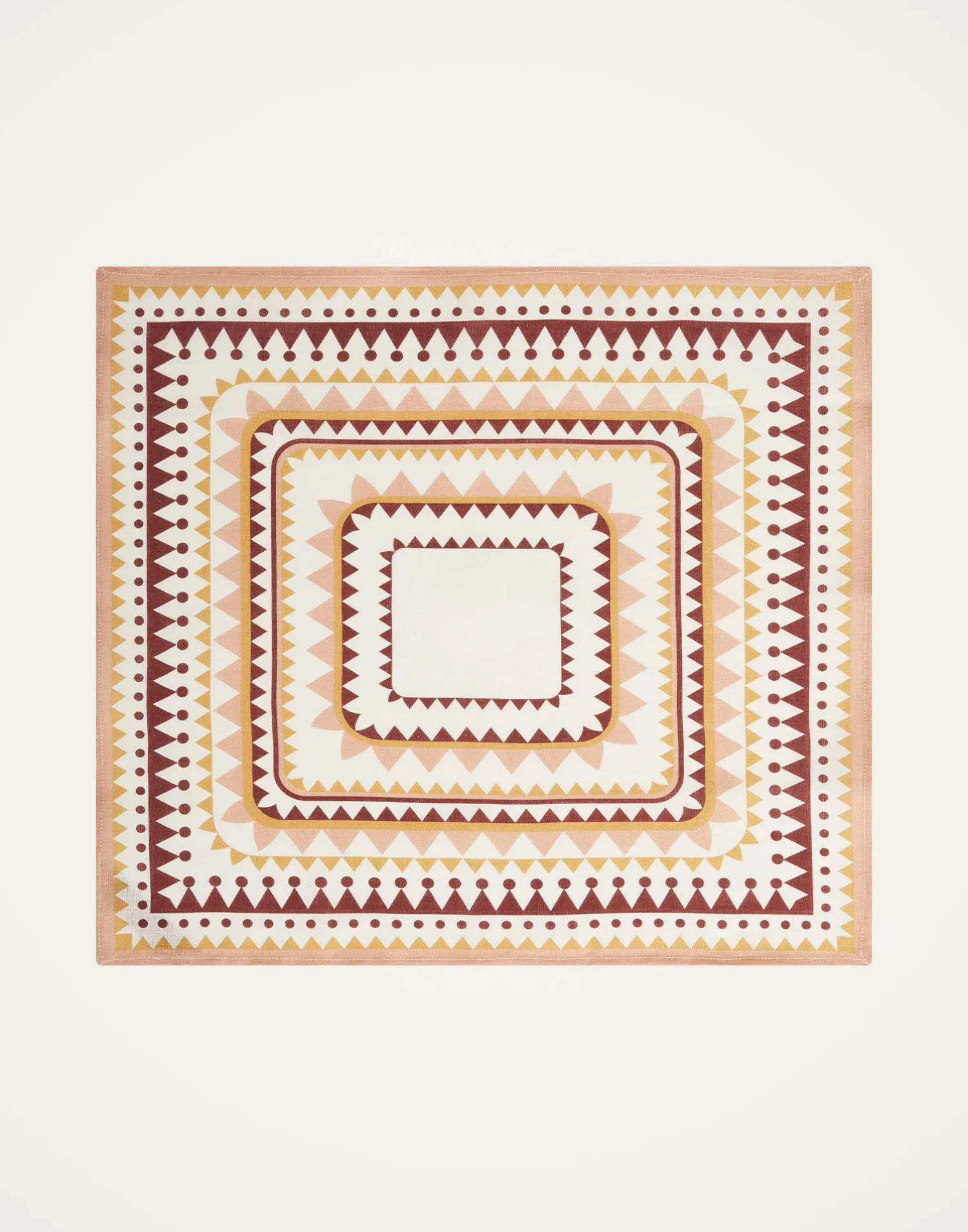 La DoubleJ Tessili<Large Napkins Set Of 2Doric Placée Pink in Linen