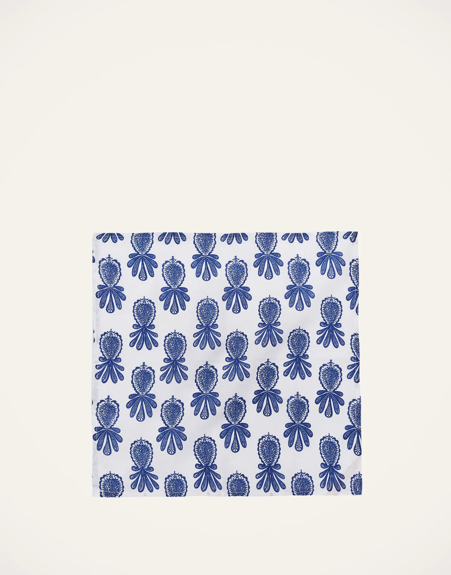 La DoubleJ Tovaglioli|Tessili<Large Napkins Set Of 2Pineapple Blu in Linen