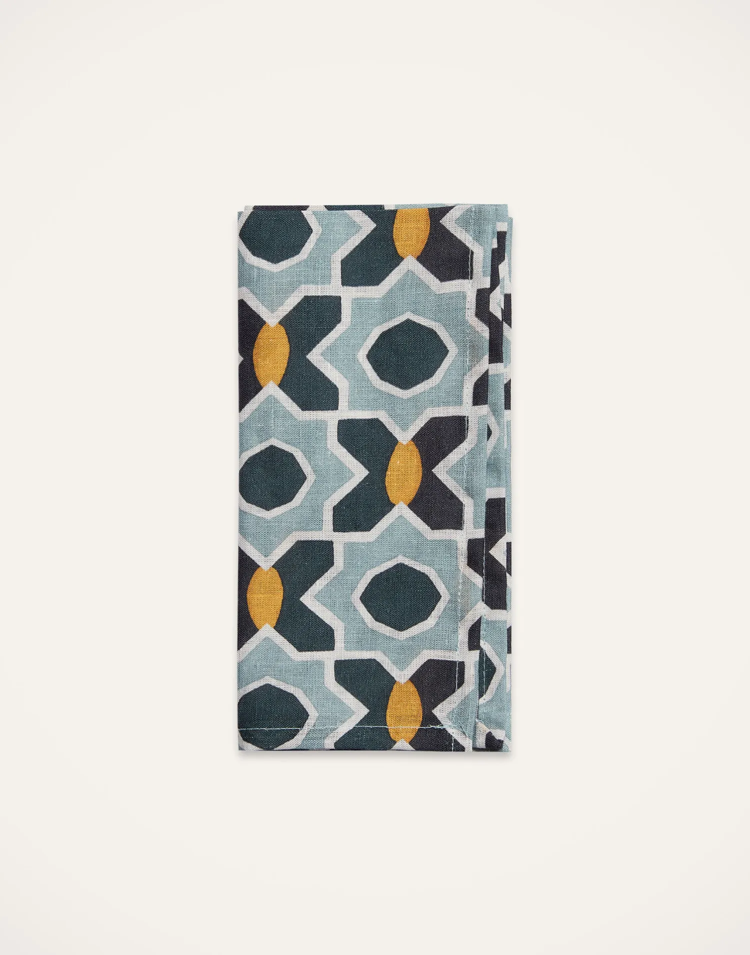 La DoubleJ Tessili<Large Napkins Set Of 2Plaza Small Light Blue in Linen