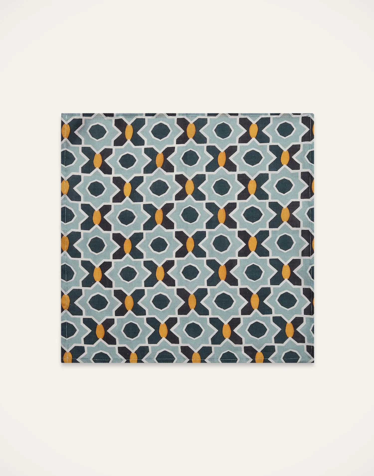 La DoubleJ Tessili<Large Napkins Set Of 2Plaza Small Light Blue in Linen