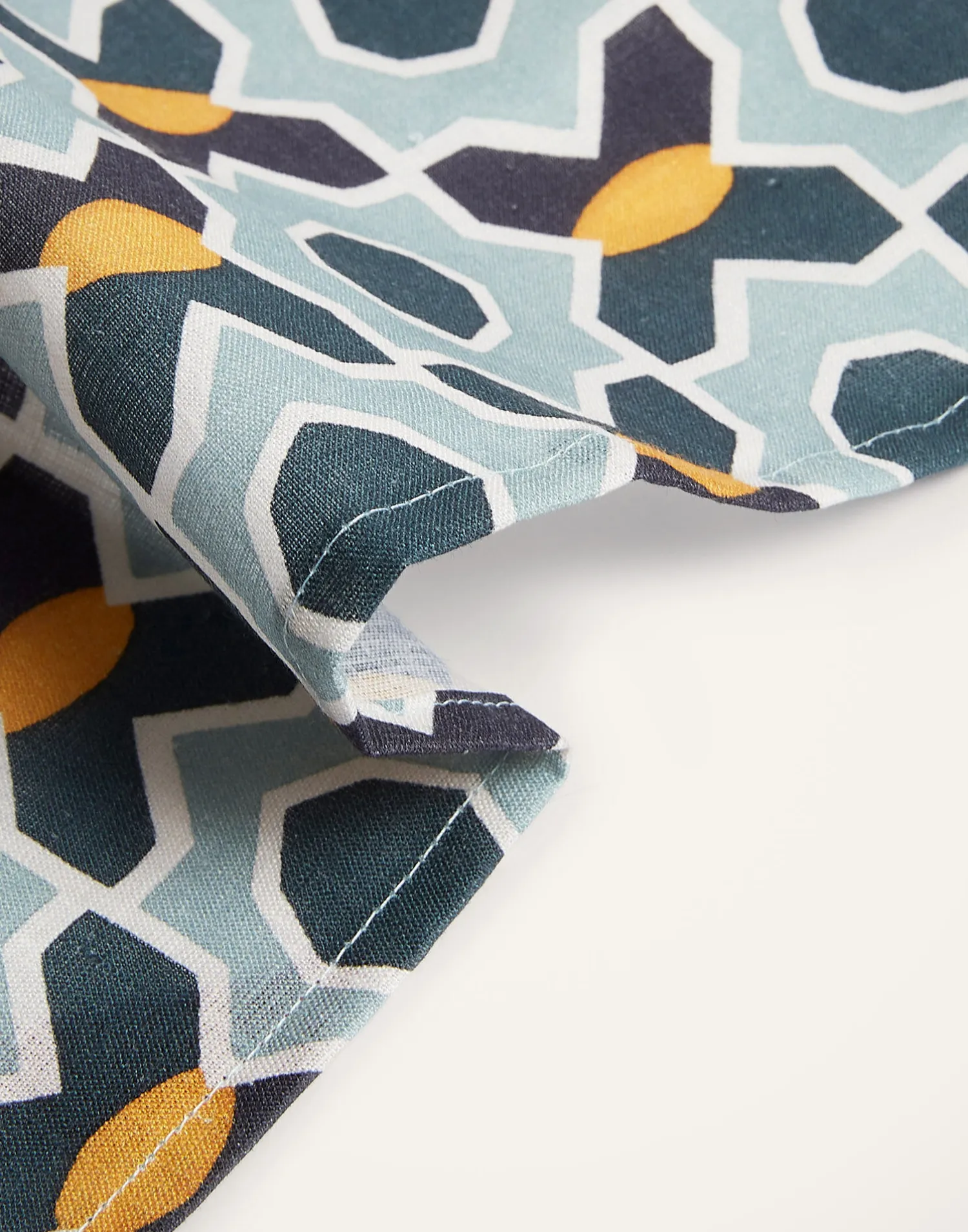 La DoubleJ Tessili<Large Napkins Set Of 2Plaza Small Light Blue in Linen