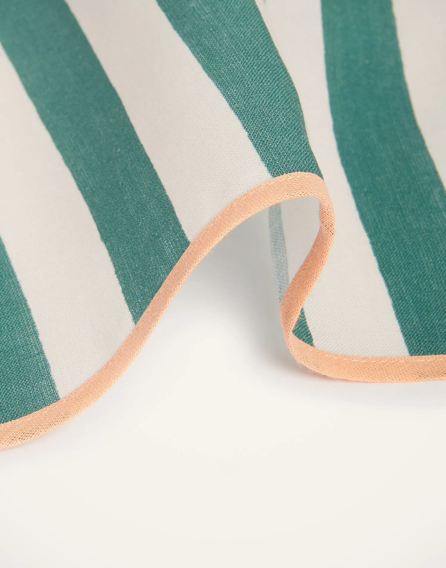 La DoubleJ Tessili<Large Napkins Set Of 2Riviera Green in Linen