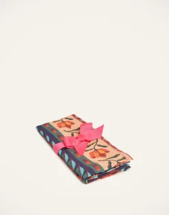 La DoubleJ Tovaglioli|Tessili<Large Napkins Set Of 2Strisce in Linen