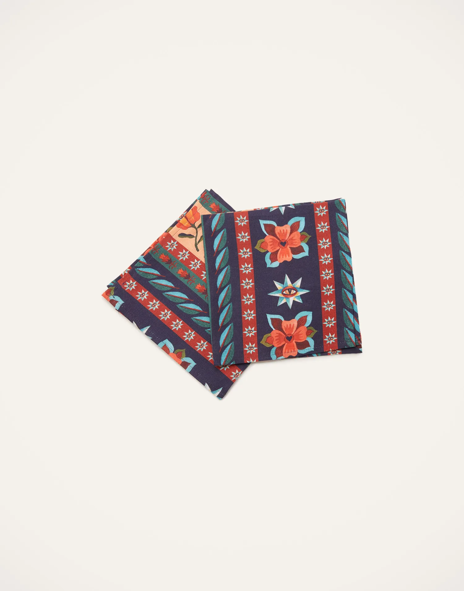 La DoubleJ Tovaglioli|Tessili<Large Napkins Set Of 2Strisce in Linen