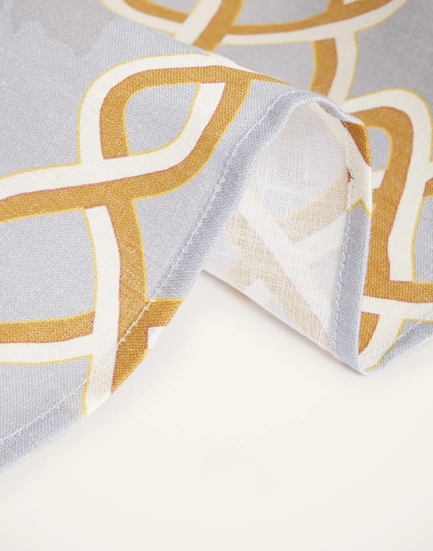 La DoubleJ Tessili<Large Napkins Set Of 2Tackle Turquoise in Linen