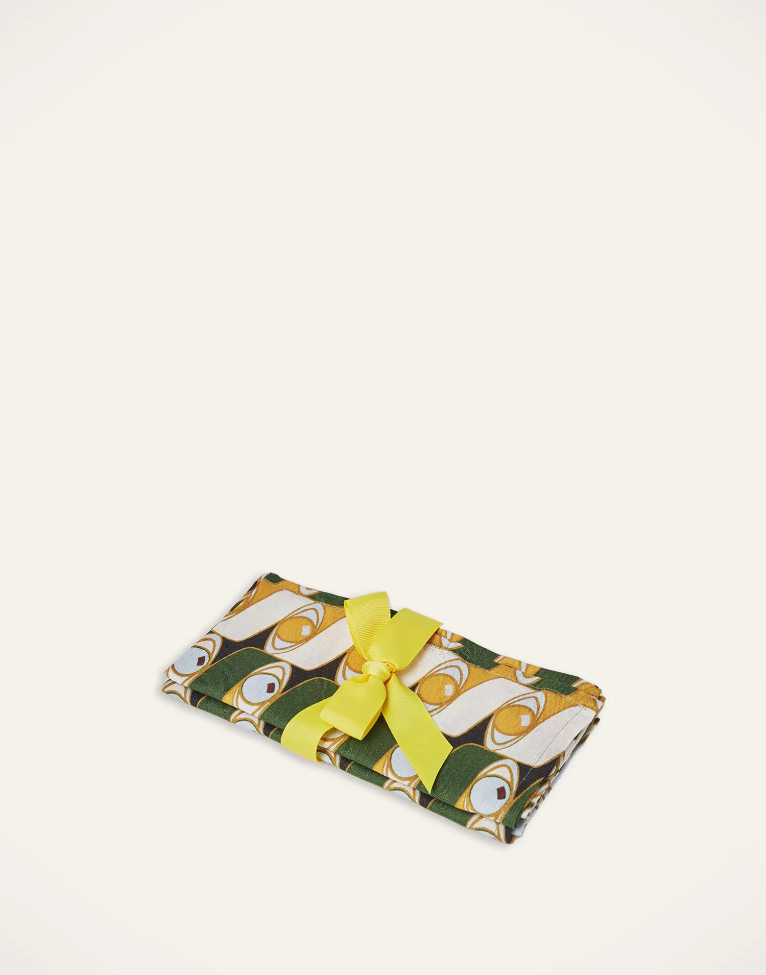 La DoubleJ Tovaglioli|Tessili<Large Napkins Set Of 2Third Eye in Linen