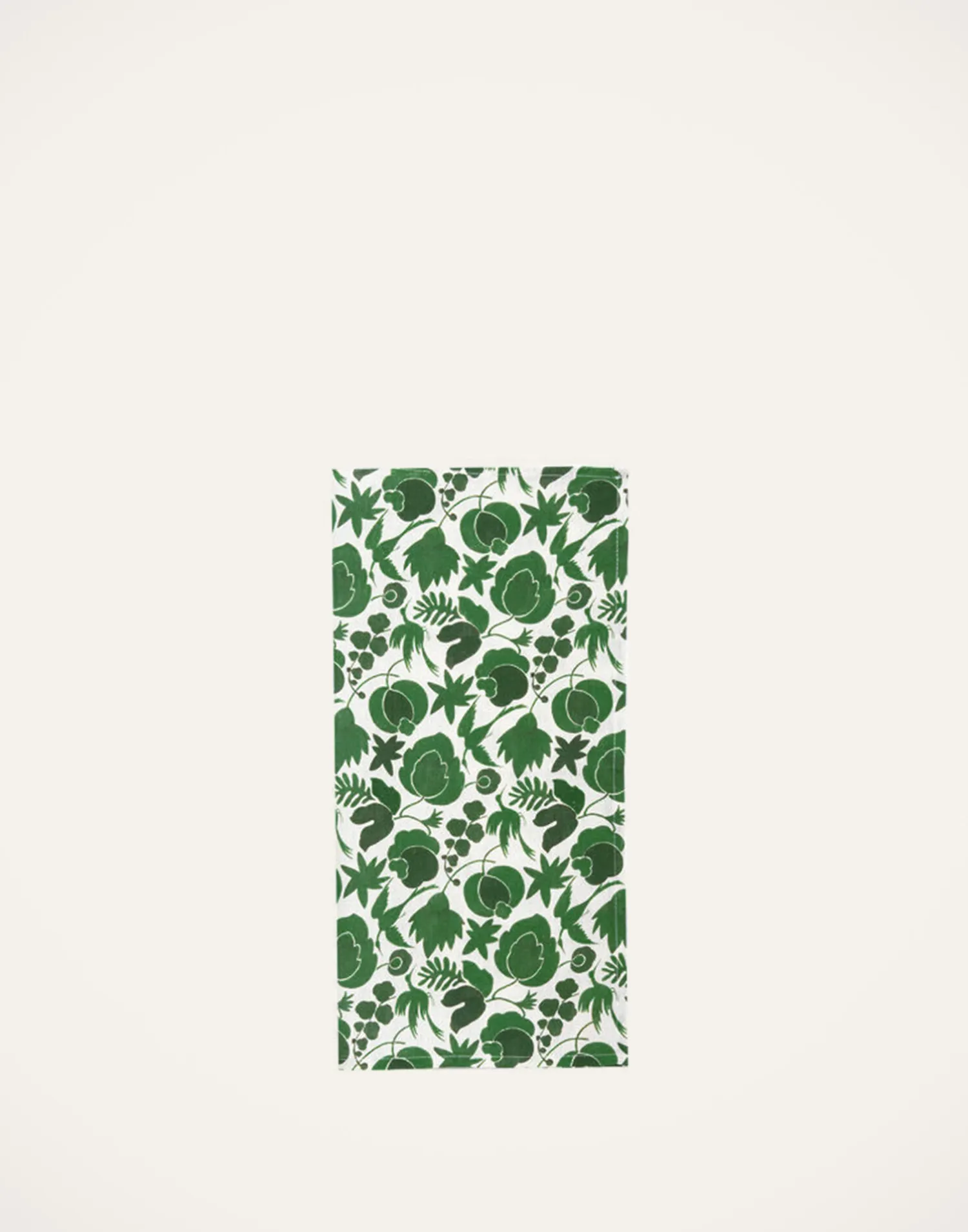 La DoubleJ Tovaglioli|Tessili<Large Napkins Set Of 2Wildbird Verde Small in Linen