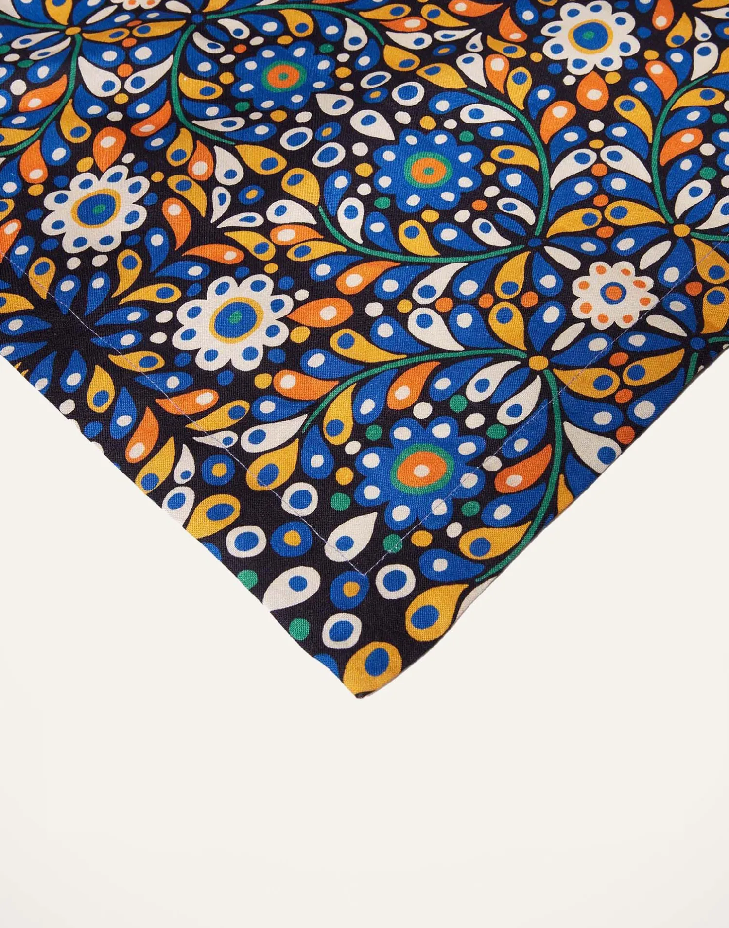 La DoubleJ Runner E Tovagliette|Tessili<Large RunnerConfetti Blu in Linen