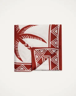 La DoubleJ Tovaglie|Tessili<Large TableclothDate Palms Brick in Linen