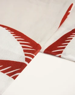 La DoubleJ Tovaglie|Tessili<Large TableclothDate Palms Brick in Linen
