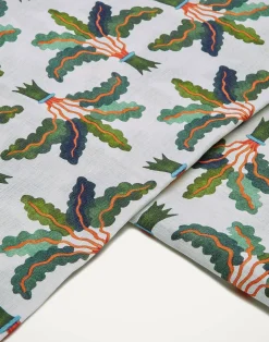La DoubleJ Tovaglie|Tessili<Large TableclothLinen Palms in Linen