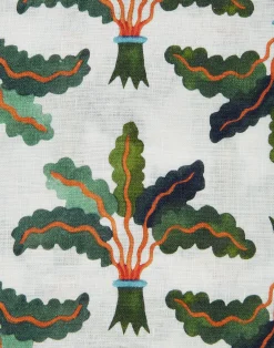 La DoubleJ Tovaglie|Tessili<Large TableclothLinen Palms in Linen