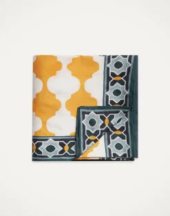 La DoubleJ Tovaglie|Tessili<Large TableclothPlaza Yellow in Linen