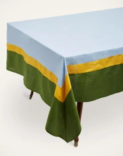 La DoubleJ Tovaglie|Tessili<Large TableclothRainbow Sky in Linen