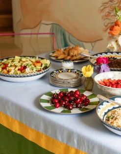 La DoubleJ Tovaglie|Tessili<Large TableclothRainbow Sky in Linen