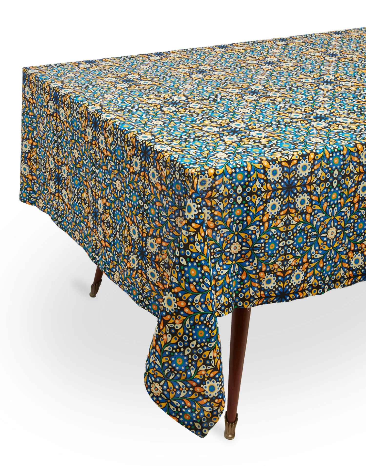 La DoubleJ Tovaglie|Tessili<Large Tablecloth (180x350)Confetti Blu in Linen