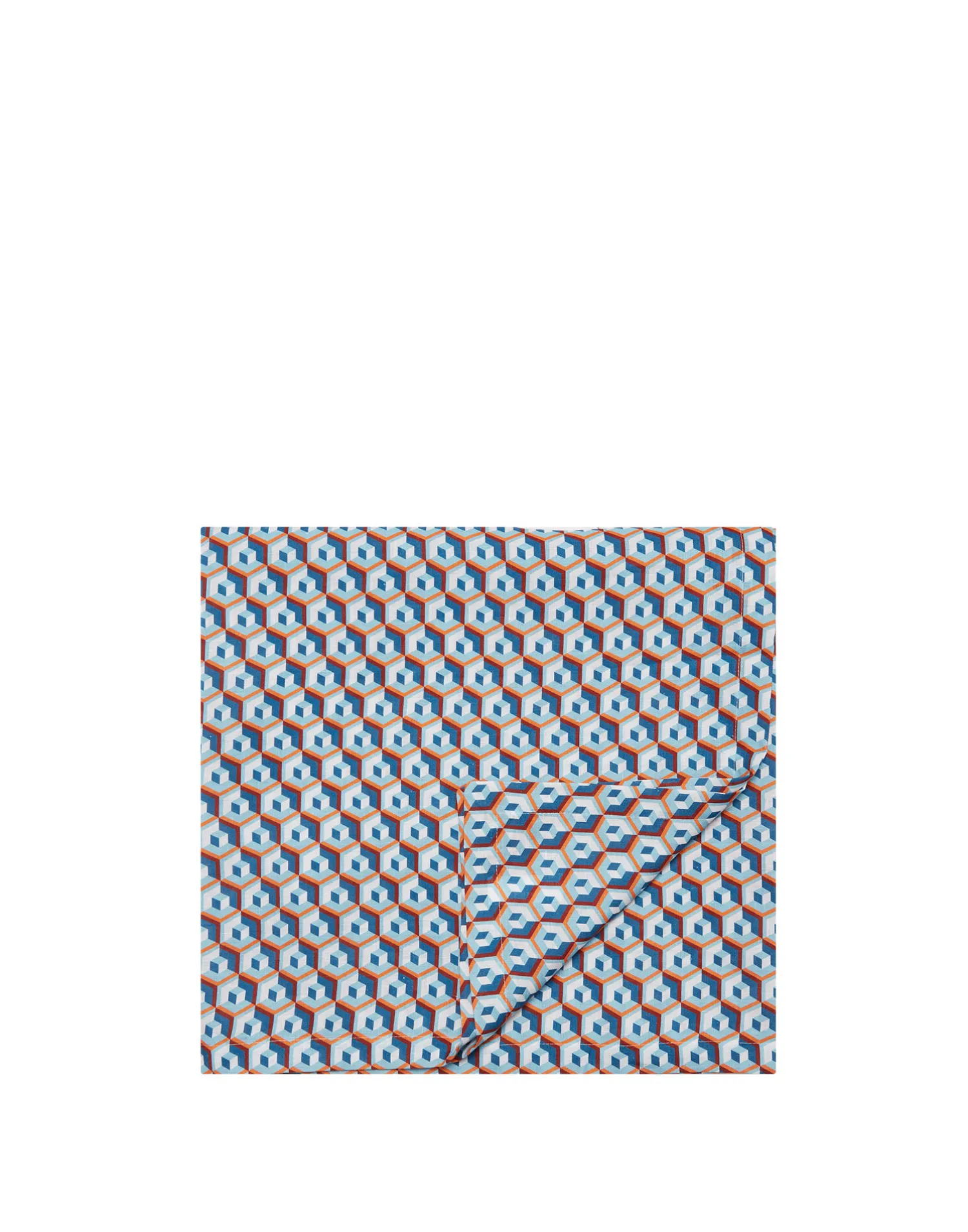 La DoubleJ Tovaglie|Tessili<Large Tablecloth (180x350)Cubi Blu in Linen