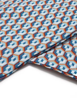 La DoubleJ Tovaglie|Tessili<Large Tablecloth (180x350)Cubi Blu in Linen