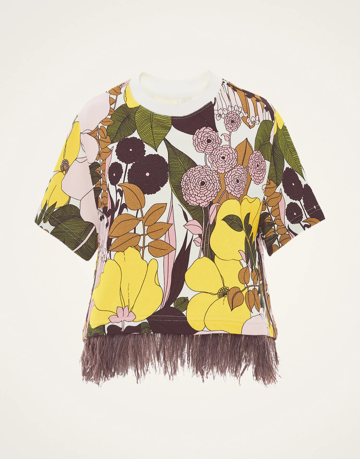 La DoubleJ Felpe E Magliette|Camicie E Top<La Scala TeeBig Flower Rose in Jersey