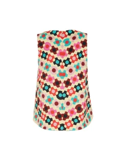 La DoubleJ Camicie E Top<La Scala TopGroovy Dot Giallo in Shot Cotton