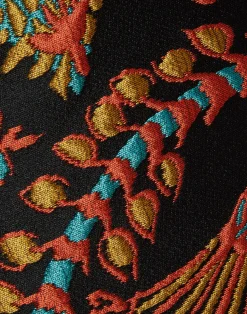 La DoubleJ Camicie E Top<La Scala TopSicomore Black in Jacquard With Feathers