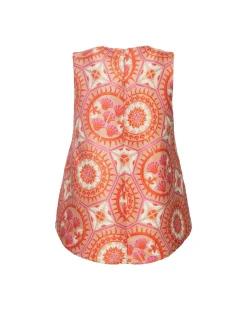 La DoubleJ Party Dressing<La Scala TopSun Orange in Jacquard