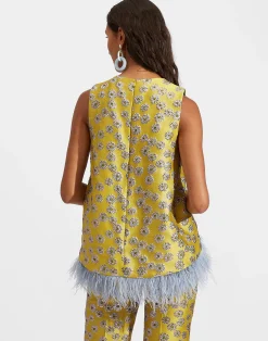 La DoubleJ Camicie E Top<La Scala Top (With Feathers)Margarita in Jacquard