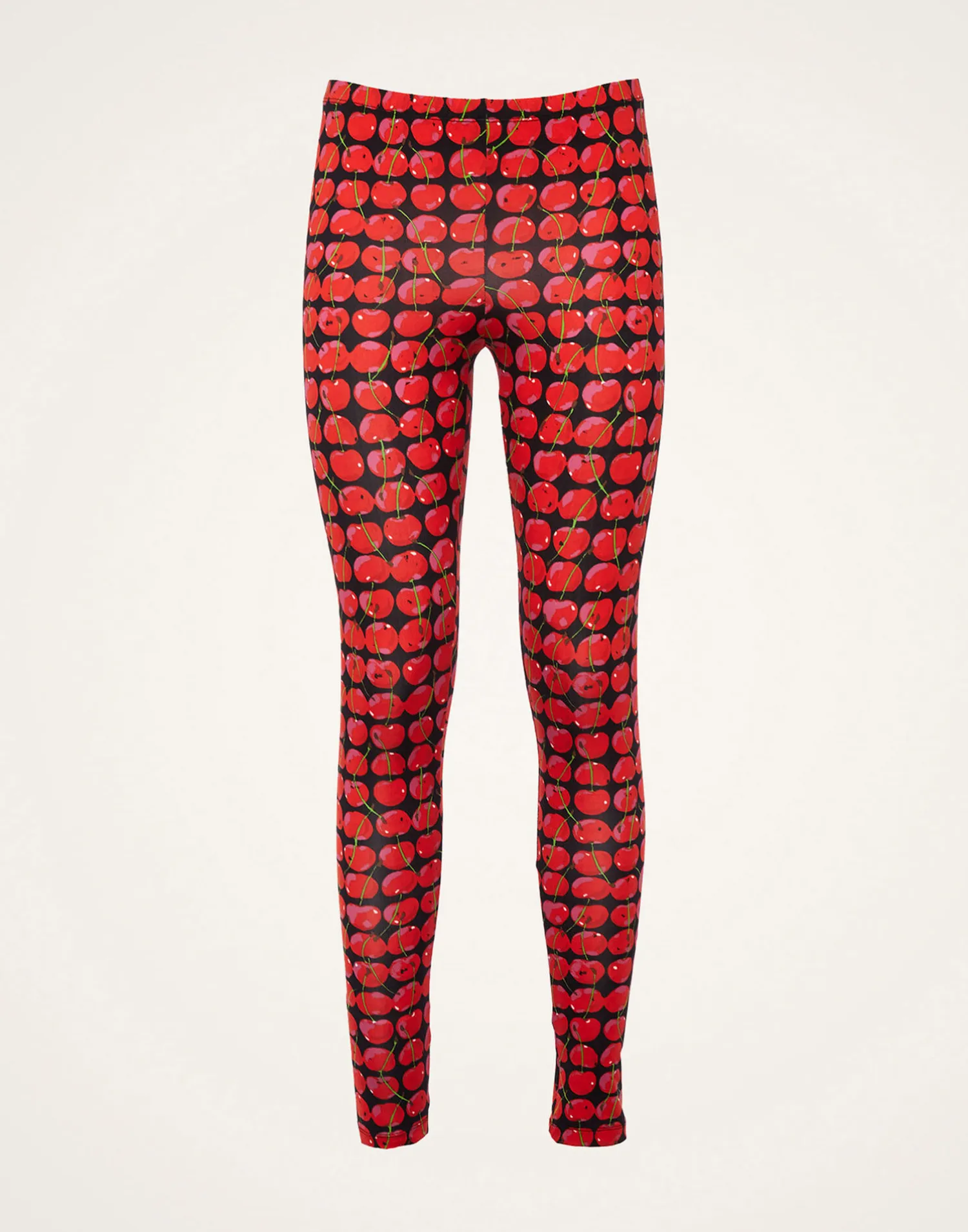 La DoubleJ Loungewear<LeggingsBlack Cherries in New Skinny Jersey