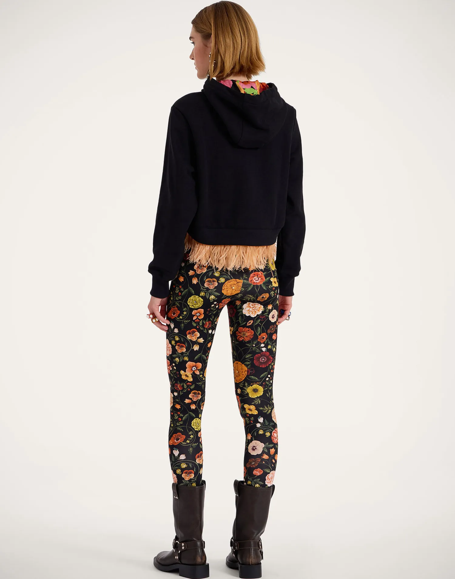 La DoubleJ Loungewear<LeggingsBotticelli Black in Skinny Jersey