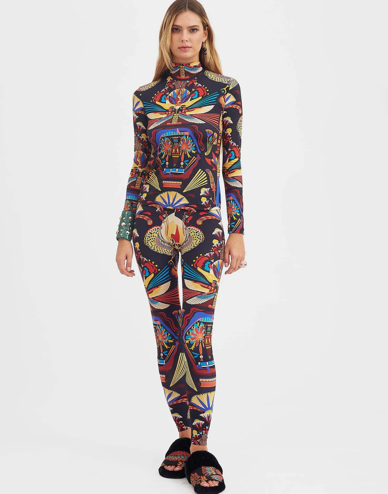 La DoubleJ Loungewear<LeggingsNephthys Navy in Skinny Jersey
