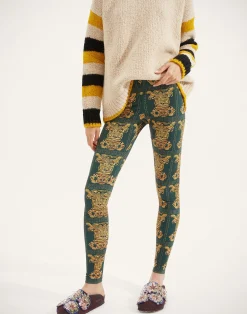 La DoubleJ Loungewear<LeggingsTiger Tiles in Skinny Jersey