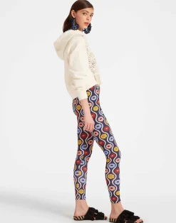 La DoubleJ Loungewear<LeggingsWhitsun Mini Blue in Skinny Jersey