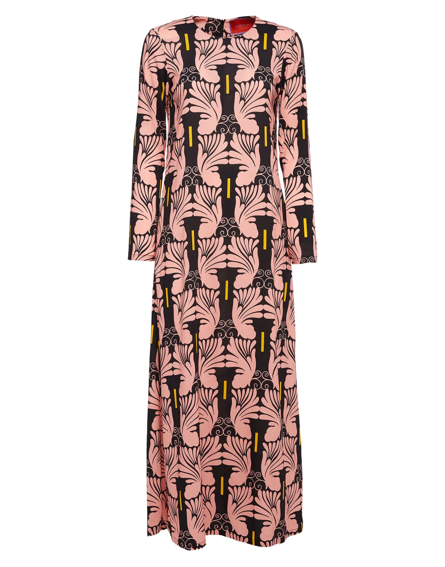 La DoubleJ Vestiti<Long Sleeve Swing DressAli Rosa in Sable